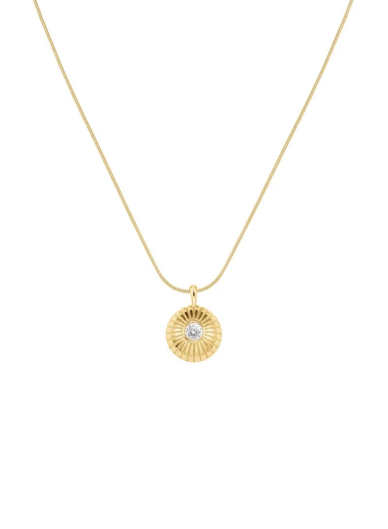 روزفيلد قلادة روزفيلد سوليتاري كوين ذهبية